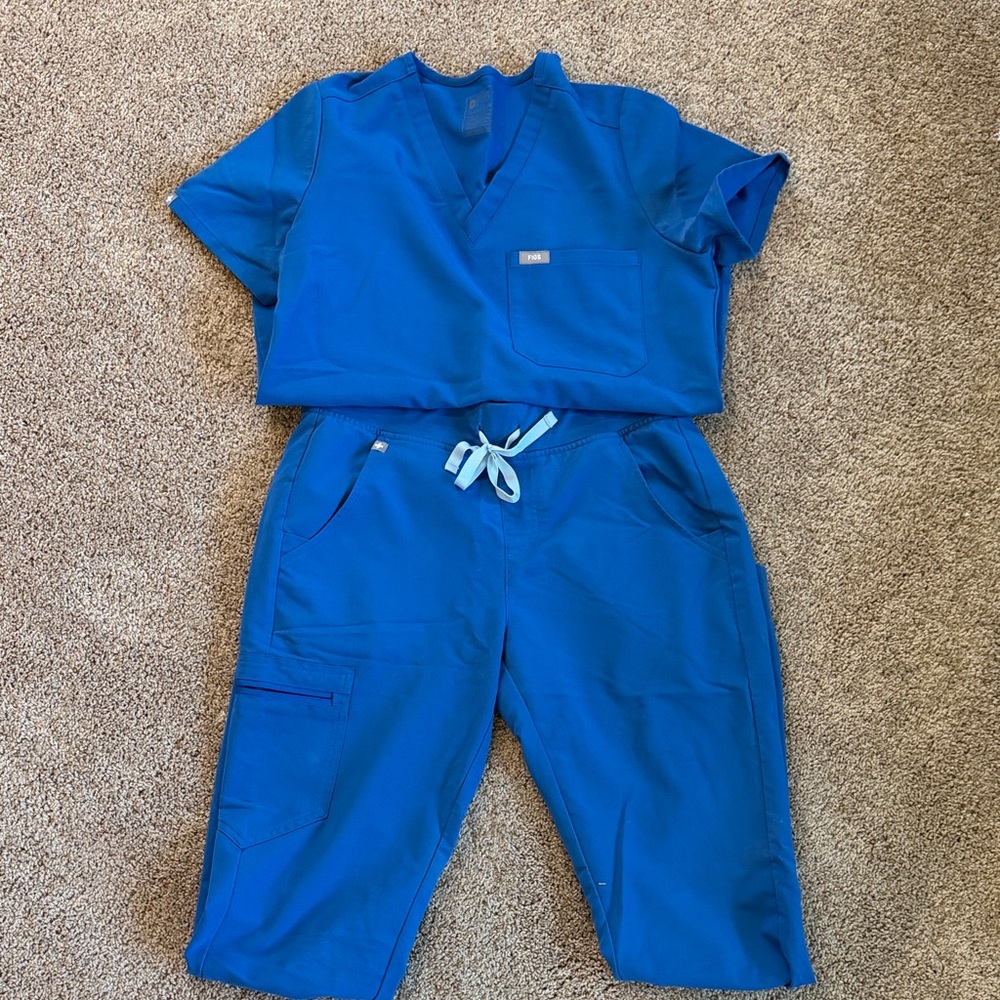 Figs Vibrant Blue Medical Scrubs
